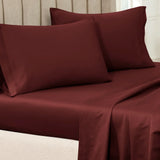 100% Egyptian Cotton 650 Thread Count Solid Pillowcase Set