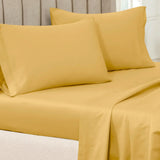 100% Egyptian Cotton 650 Thread Count Solid Pillowcase Set