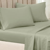 100% Egyptian Cotton 650 Thread Count Solid Pillowcase Set
