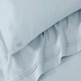 100% Egyptian Cotton 650 Thread Count Solid Pillowcase Set