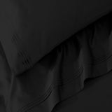 100% Egyptian Cotton 650 Thread Count Solid Pillowcase Set