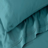 100% Egyptian Cotton 650 Thread Count Solid Pillowcase Set