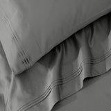 100% Egyptian Cotton 650 Thread Count Solid Pillowcase Set