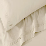 100% Egyptian Cotton 650 Thread Count Solid Pillowcase Set
