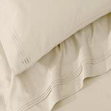 100% Egyptian Cotton 650 Thread Count Solid Pillowcase Set