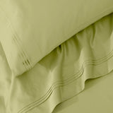 100% Egyptian Cotton 650 Thread Count Solid Pillowcase Set