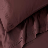 100% Egyptian Cotton 650 Thread Count Solid Pillowcase Set