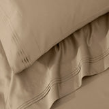 100% Egyptian Cotton 650 Thread Count Solid Pillowcase Set