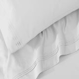 100% Egyptian Cotton 650 Thread Count Solid Pillowcase Set