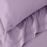 100% Egyptian Cotton 650 Thread Count Solid Pillowcase Set