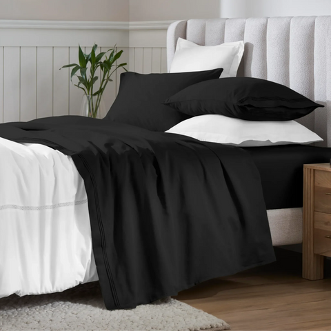 650 Thread Count Egyptian Cotton Bed Sheets - Sateen Weave