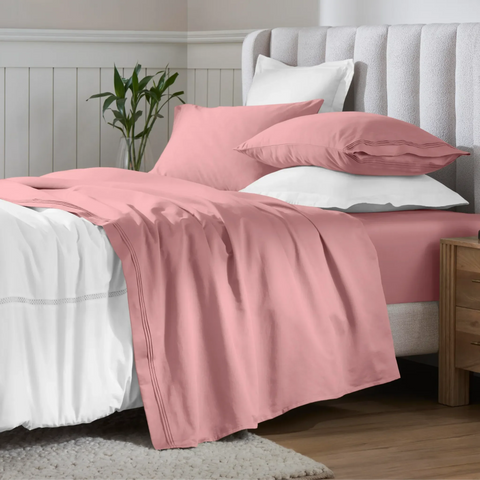 650 Thread Count Egyptian Cotton Bed Sheets - Sateen Weave