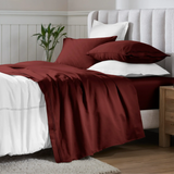 650 Thread Count Egyptian Cotton Bed Sheets - Sateen Weave