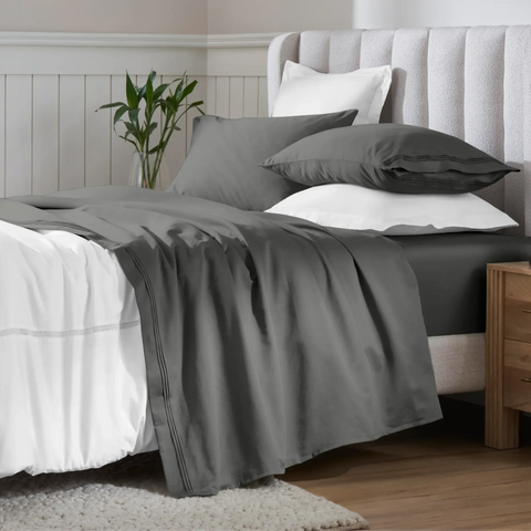 Egyptian Cotton Sateen Sheet Set 650 Thread Count
