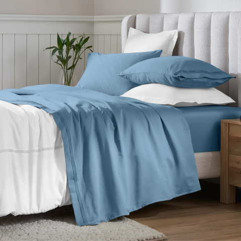 650 Thread Count Egyptian Cotton Bed Sheets - Sateen Weave
