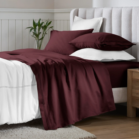 Egyptian Cotton Sateen Sheet Set 650 Thread Count