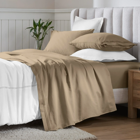 Egyptian Cotton Sateen Sheet Set 650 Thread Count