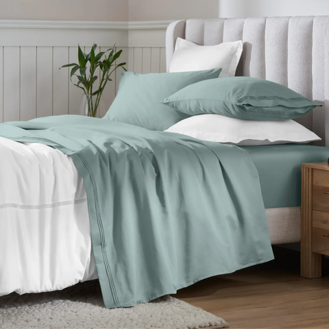 Egyptian Cotton Sateen Sheet Set 650 Thread Count
