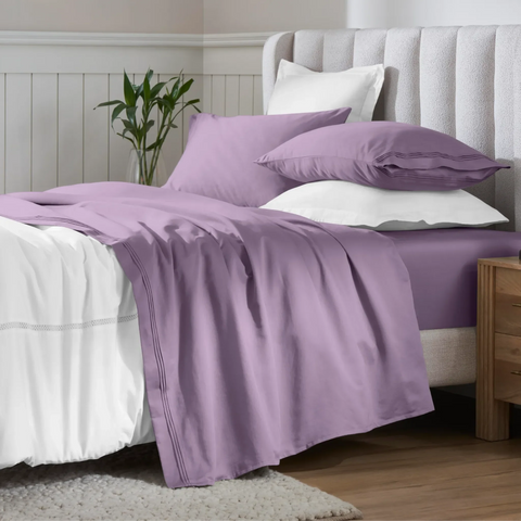 Egyptian Cotton Sateen Sheet Set 650 Thread Count