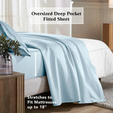 Egyptian Cotton Sateen Sheet Set 650 Thread Count