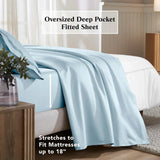 650 Thread Count Egyptian Cotton Bed Sheets - Sateen Weave