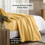 Egyptian Cotton Sateen Sheet Set 650 Thread Count