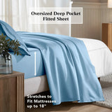 Egyptian Cotton Sateen Sheet Set 650 Thread Count