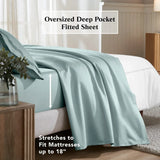 Egyptian Cotton Sateen Sheet Set 650 Thread Count