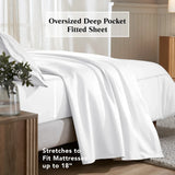 650 Thread Count Egyptian Cotton Bed Sheets - Sateen Weave