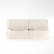 Organic Solid  650 GSM 2 Pieces Bath Sheet Set