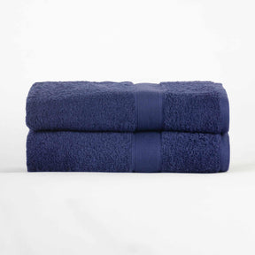 Organic Solid  650 GSM 2 Pieces Bath Sheet Set