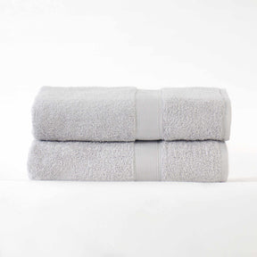 Organic Solid  650 GSM 2 Pieces Bath Sheet Set