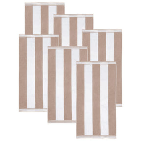 Cabana Stripe Oversized Cotton Beach Towel Set Of 2,4,6