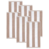 Cabana Stripe Oversized Cotton Beach Towel Set Of 2,4,6