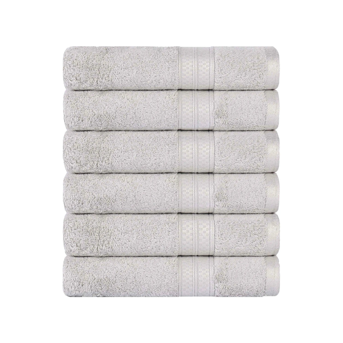 Rayon from Bamboo Ultra-Plush Heavyweight 6 Piece Hand Towel Set