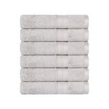 Rayon from Bamboo Ultra-Plush Heavyweight 6 Piece Hand Towel Set