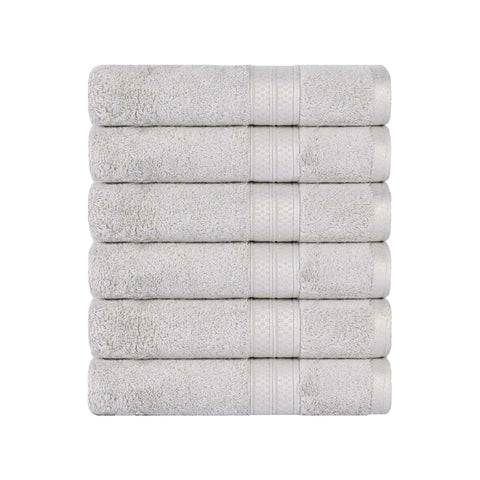 Rayon from Bamboo Ultra-Plush Heavyweight 6 Piece Hand Towel Set