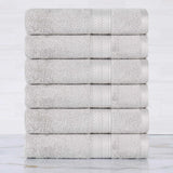 Rayon from Bamboo Ultra-Plush Heavyweight 6 Piece Hand Towel Set