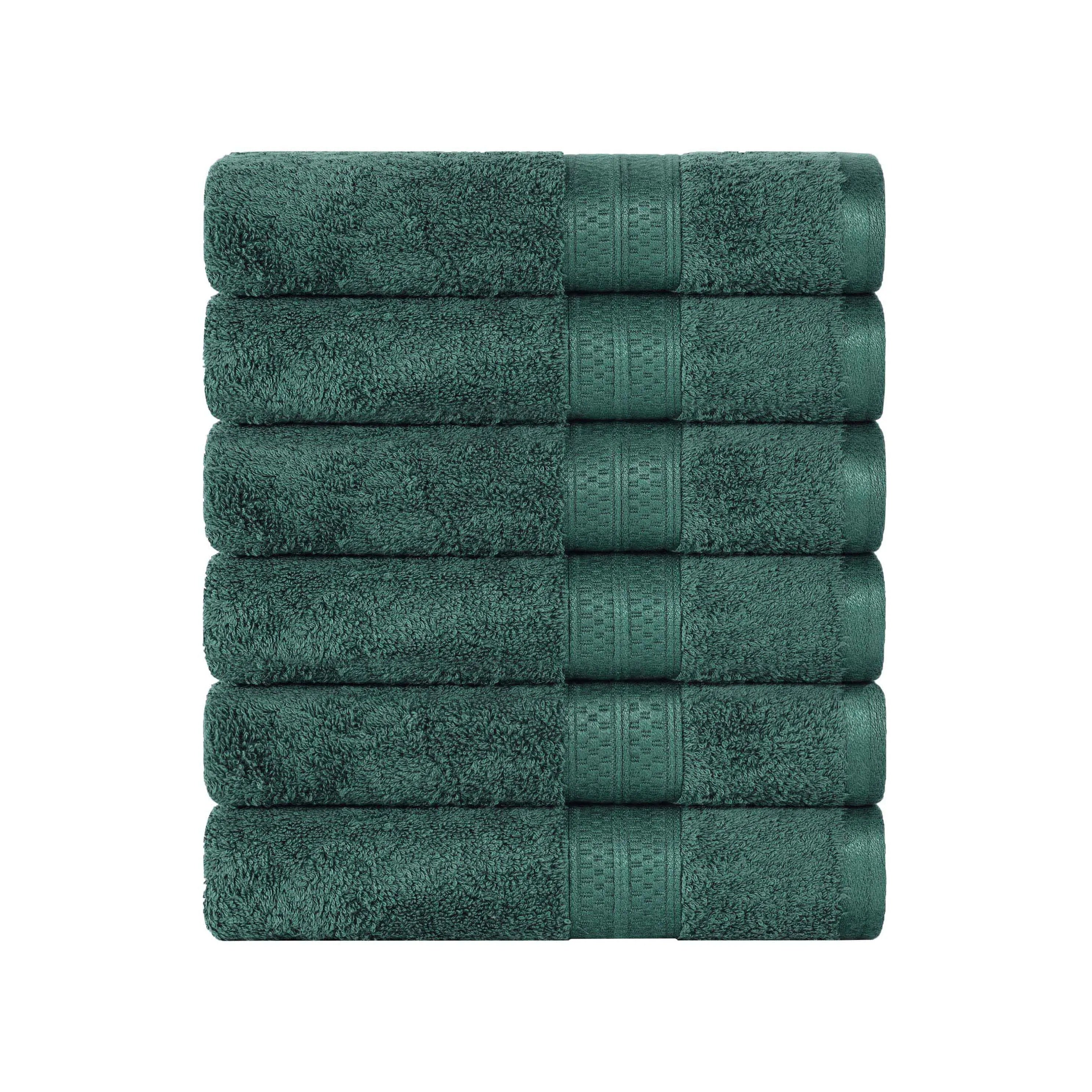 Rayon from Bamboo Ultra-Plush Heavyweight 6 Piece Hand Towel Set