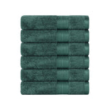 Rayon from Bamboo Ultra-Plush Heavyweight 6 Piece Hand Towel Set