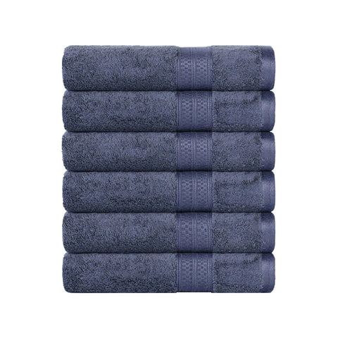 Rayon from Bamboo Ultra-Plush Heavyweight 6 Piece Hand Towel Set