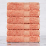 Rayon from Bamboo Ultra-Plush Heavyweight 6 Piece Hand Towel Set