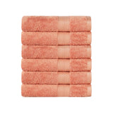 Rayon from Bamboo Ultra-Plush Heavyweight 6 Piece Hand Towel Set