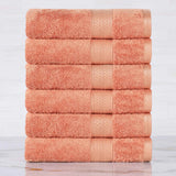 Rayon from Bamboo Ultra-Plush Heavyweight 6 Piece Hand Towel Set
