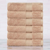 Rayon from Bamboo Ultra-Plush Heavyweight 6 Piece Hand Towel Set