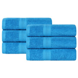 Eco-Friendly Ring-Spun Cotton 6-Piece Hand Towel Set