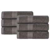 Eco-Friendly Ring-Spun Cotton 6-Piece Hand Towel Set