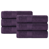 Eco-Friendly Ring-Spun Cotton 6-Piece Hand Towel Set