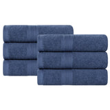 Eco-Friendly Ring-Spun Cotton 6-Piece Hand Towel Set
