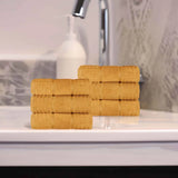 Napa Zero Twist Cotton Solid Waffle Honeycomb Hand Towel Set of 6